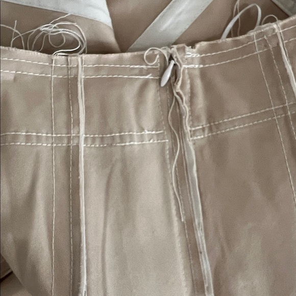 Zara Pleated Maxi Skirt Western Boho Lagenlook Size Small - Picture 12 of 14